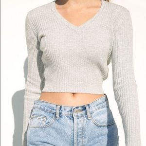 Brandy Melville Gray Milena Sweater